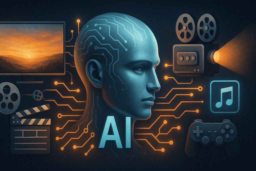 هوش مصنوعی در رسانه و سرگرمی چگونه دنیای محتوا را متحول کرده است؟